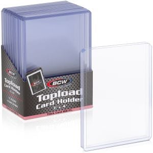 BCW Thick Card Toploaders — 168 pt — 10-Pack