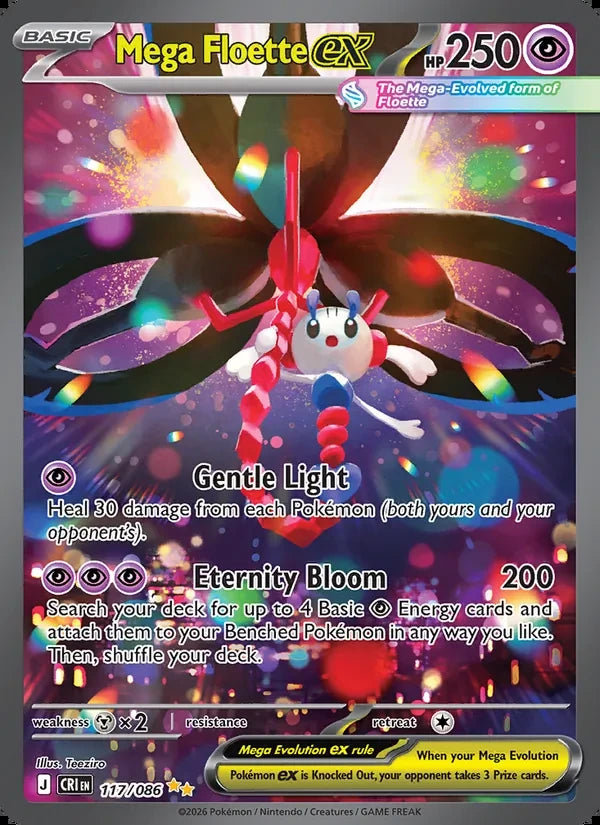 Mega Floette ex 117/086 Special Illustration Rare — English Chaos Rising