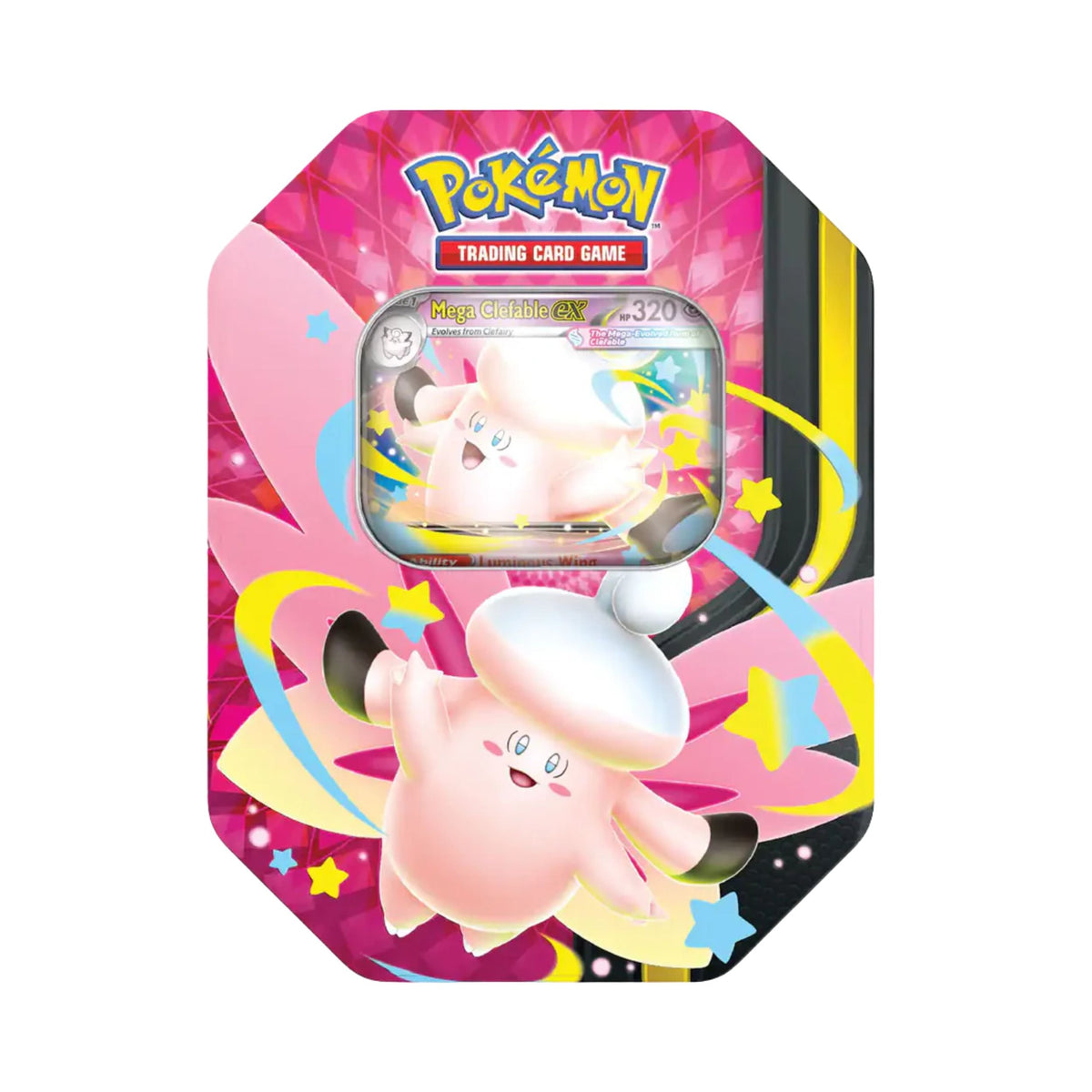 Pokémon TCG: Mega Moonlit Tin — Mega Clefable ex