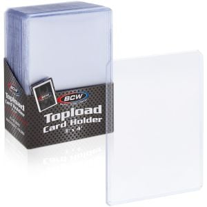 BCW Standard 35 pt Toploaders 25-Pack