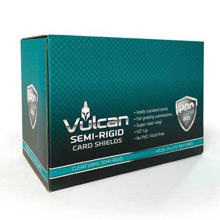 Vulcan Shield Semi-Rigid Card Shields — box of 200